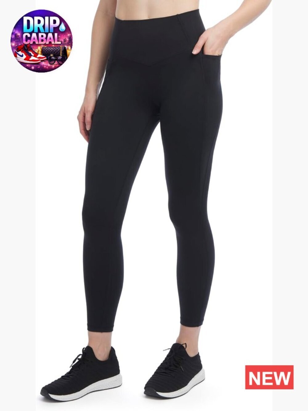 High Waist Full Length Leggings with Pockets - Signature Brushed Interlock